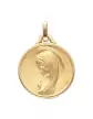 Médaille de baptême Vierge en relief