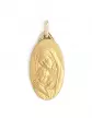 Médaille Ovale Vierge à l'enfant Grand Modèle