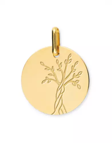 Médaille Arbre de Vie en Or Grand Modèle Personnalisable