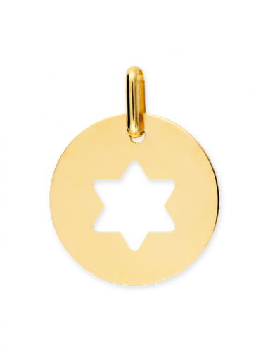 Médaille Étoile de David ajourée