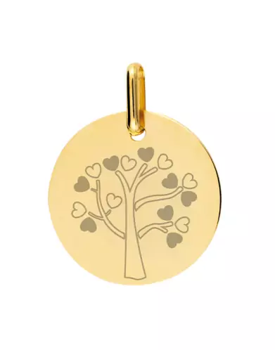 Médaille Arbre de vie Coeur