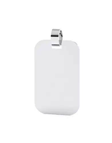 Médaille Rectangle Extra Large en Or Personnalisable