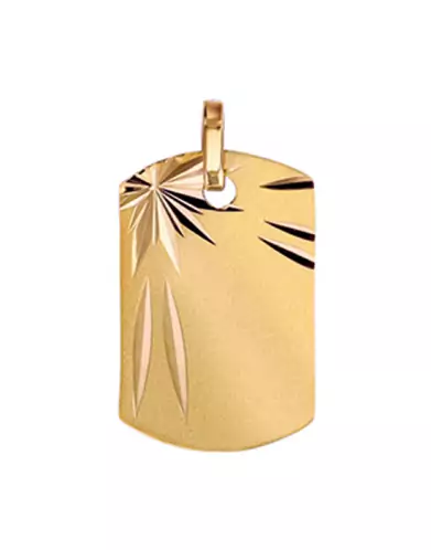 Médaille Militaire en Or Large Étoilée Personnalisable