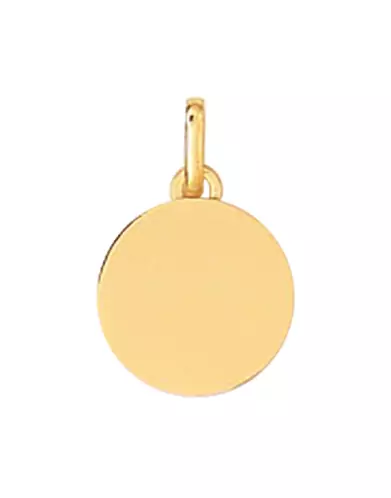 Médaille Ronde en Or Small Personnalisable