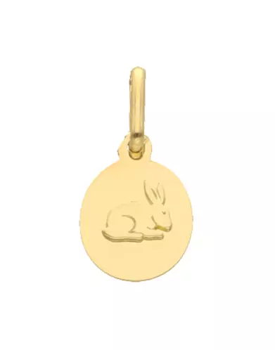 Médaille Ovale Lapin