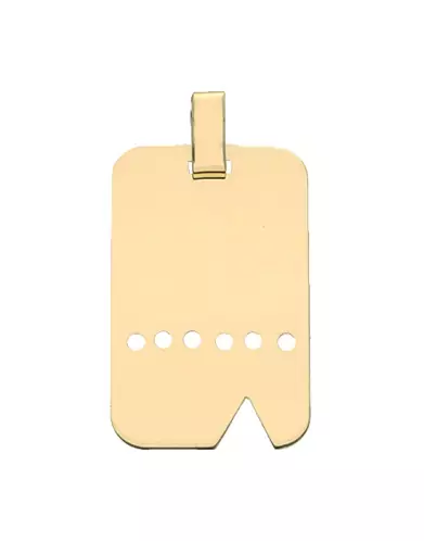 Plaque Militaire en Or
