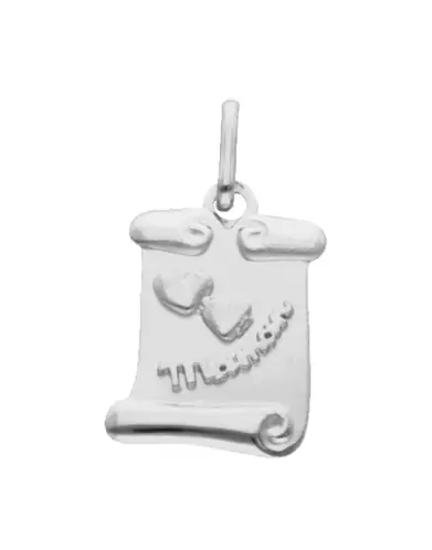 Médaille Parchemin Cœurs et Maman en Or Personn