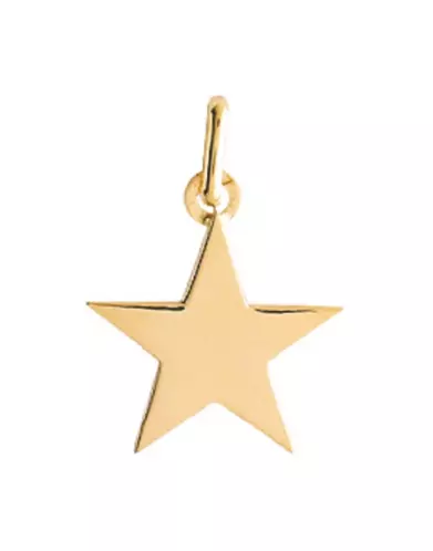 Médaille Étoile Pointue en Or Personnalisable