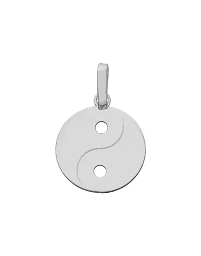 Pendentif Yin Yang Ajouré en Or