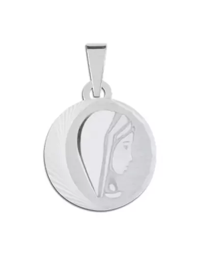 Médaille ronde Vierge moderne