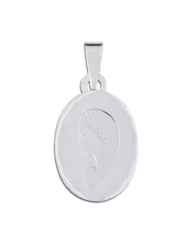 Médaille ovale de la Vierge priant