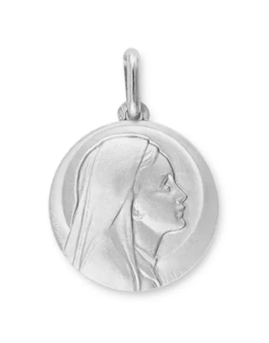 Médaille de baptême Vierge ronde Grand Modèle