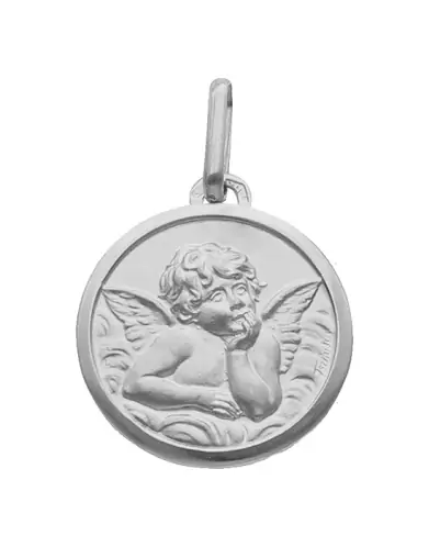 Médaille Ronde Ange Classique Petit Modèle