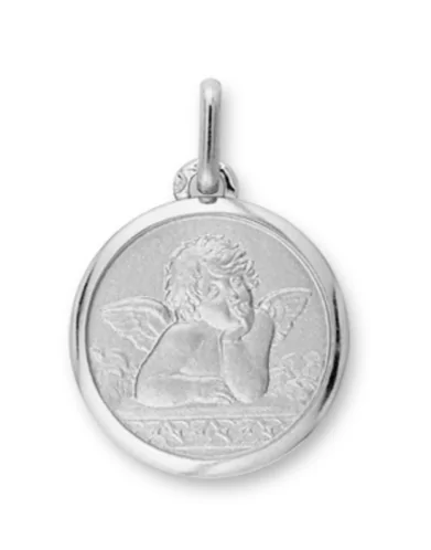 Médaille de baptême Ange Raphaël Décor