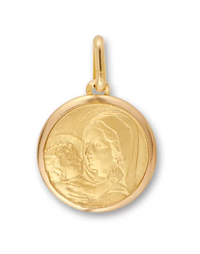 Médaille Vierge à l'enfant Jésus Grand Modèle