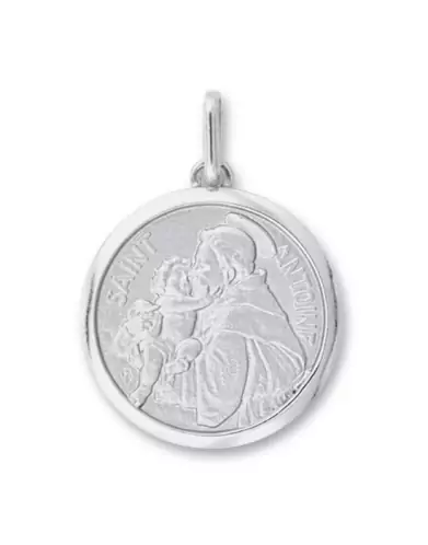 Médaille Saint Antoine en Or Personnalisable – Grand Modèle