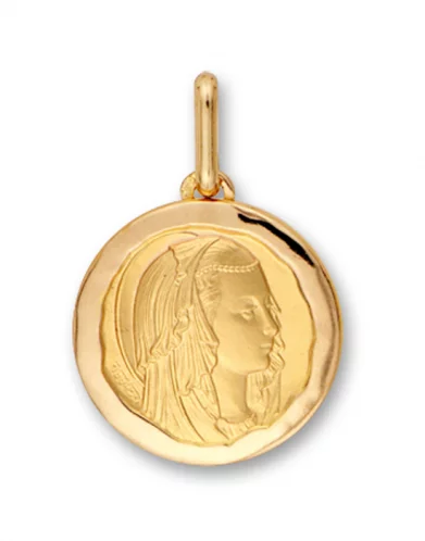 Médaille de baptême Vierge ancienne