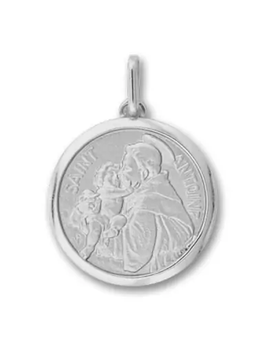 Médaille Saint Antoine en Or Personnalisable – Petit Modèle