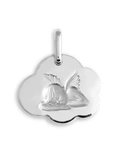 Médaille nuage Ange qui dort