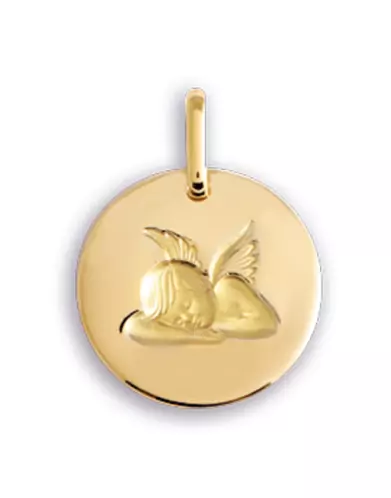Médaille ronde Ange qui dort