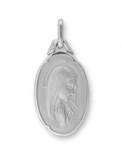 Médaille miroir Vierge priant