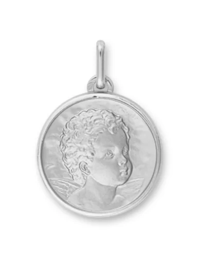 Médaille de baptême Ange Chérubin joufflu