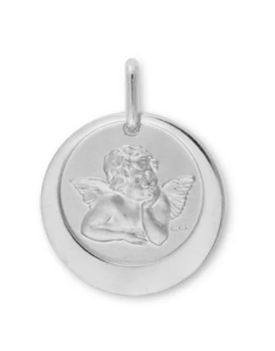 Médaille de baptême Ange Penseur originale