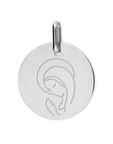 Médaille de baptême Vierge moderne