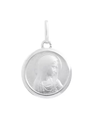 Médaille de baptême Vierge Rétro Petit Modèle