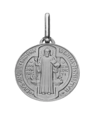 Médaille Saint Benoît en or personnalisable