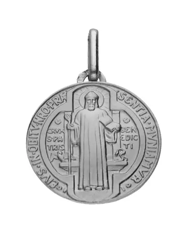 Grande médaille Saint Benoît en or personnalisable