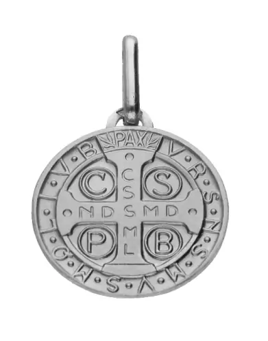 Médaille Croix de Saint Benoît en or personnalisable