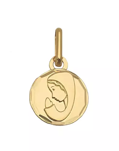 Petite médaille de la Vierge de profil