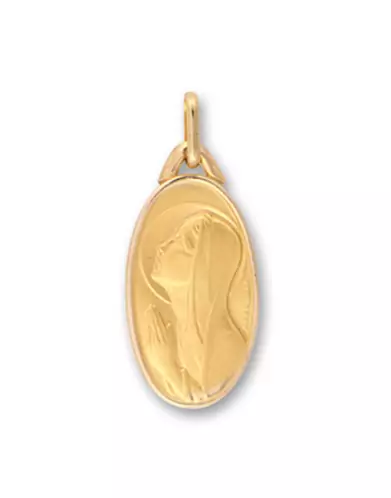 Médaille ovale Vierge Marie priant