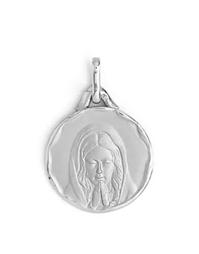 Médaille ronde Vierge priant Petit Modèle