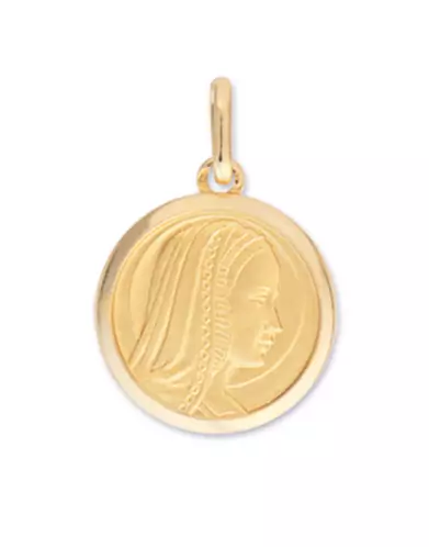 Médaille ronde Vierge Marie contourée