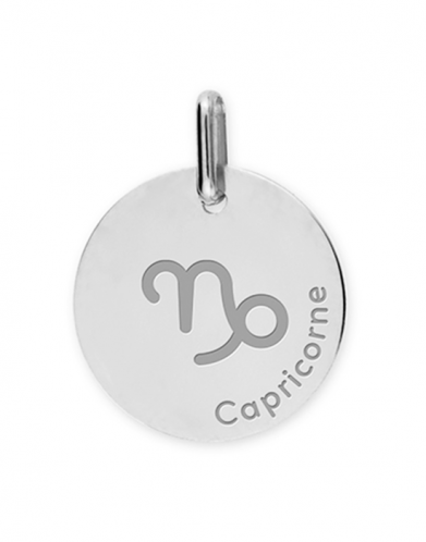 Médaille Zodiaque Symbole du Capricorne