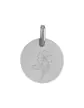 Médaille Ronde Pré Illustrée Fleur de Naissance