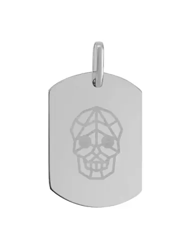 Médaille Militaire Pré Illustrée Tête de Mort Origami