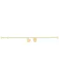 Bracelet Enfant Mix & Match en Or Jaune avec Pampilles et Breloques Personnalisable