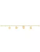 Bracelet Enfant Mix & Match en Or Jaune avec Pampilles et Breloques Personnalisable
