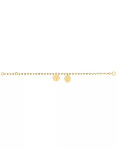 Bracelet Pampilles et Breloques Mix & Match en Or Jaune Personnalisable