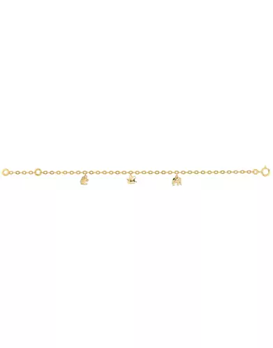 Bracelet Pampilles et Breloques Mix & Match en Or Jaune Personnalisable