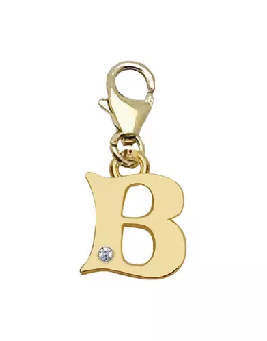 Mousqueton Lettre B avec Diamant