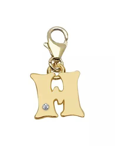 Mousqueton Lettre H avec Diamant