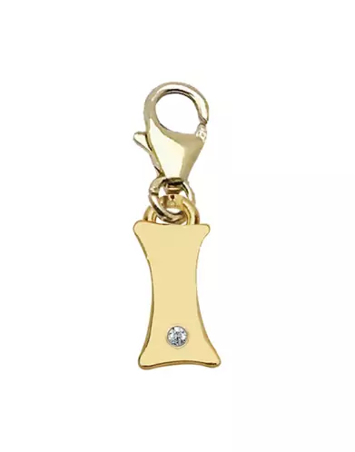 Mousqueton Lettre I avec Diamant