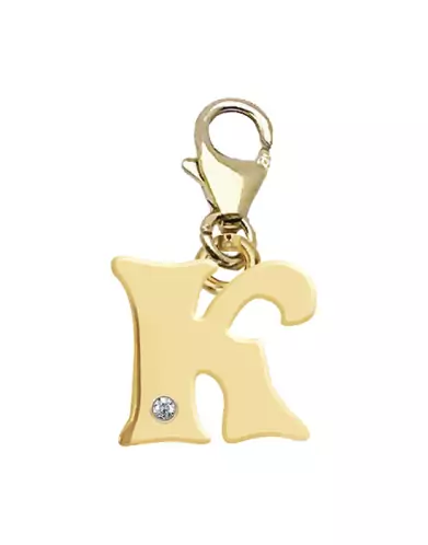 Mousqueton Lettre K avec Diamant