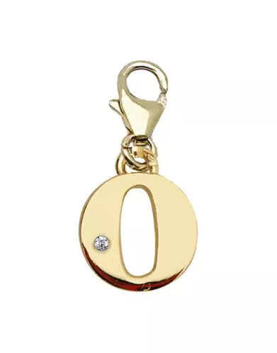 Mousqueton Lettre O avec Diamant