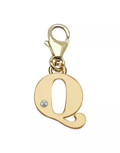 Mousqueton Lettre Q avec Diamant