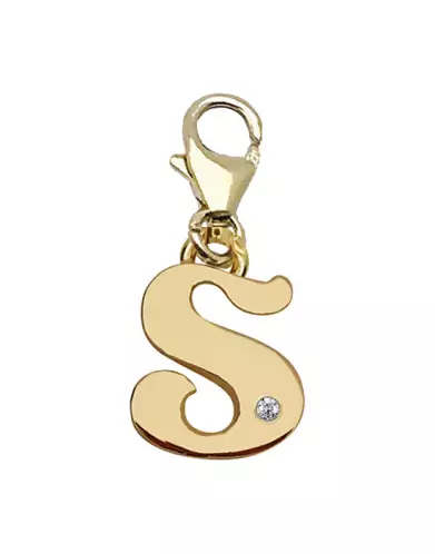Mousqueton Lettre S avec Diamant